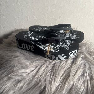 NWT Juicy Couture Little Girls Wedge Sandal, Sz 12